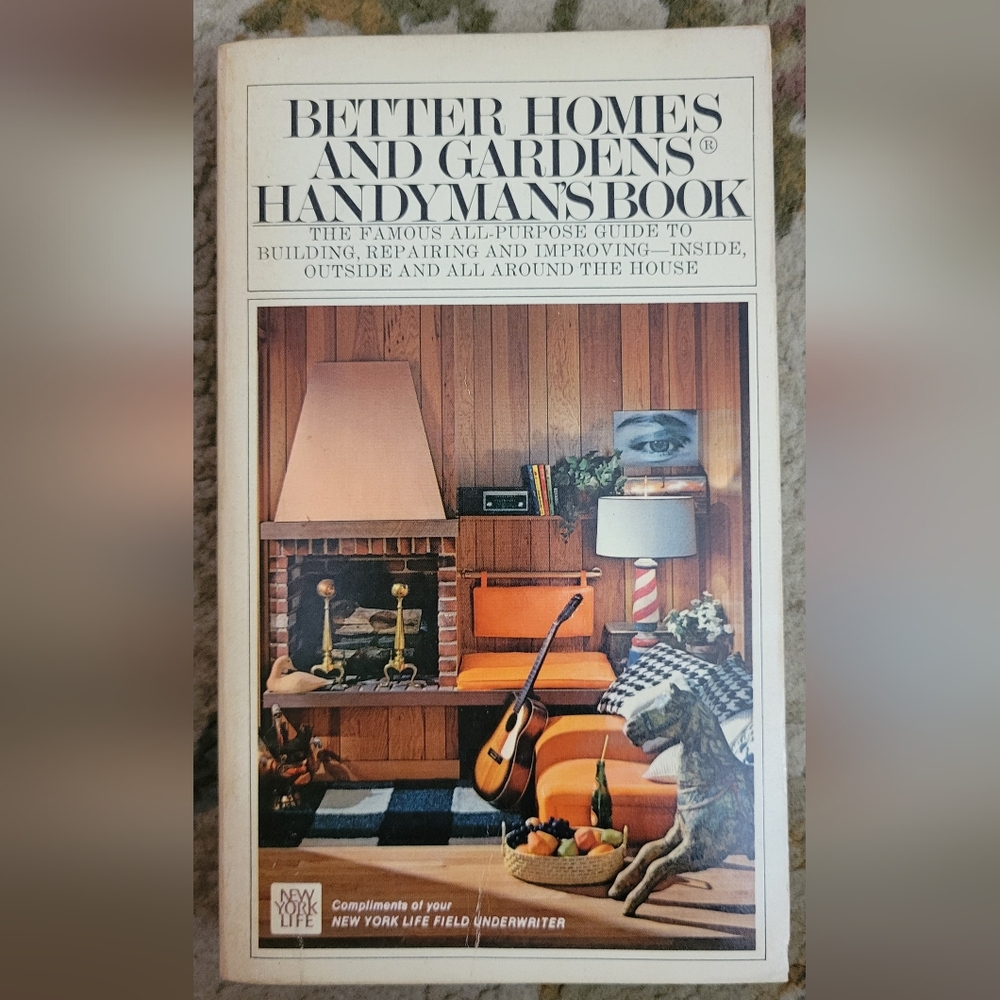 🎃Vintage Better Homes and Gardens Handymans Paperback Book